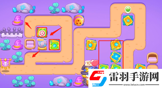 保卫萝卜4阿波与魔法宝藏第63关怎么过