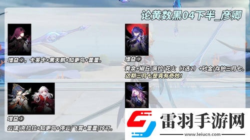 崩坏星穹铁道虚构叙事论黄数黑配队