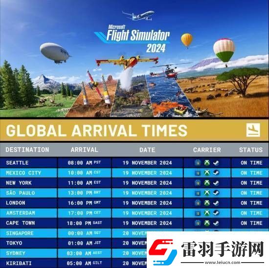 微软模拟飞行2024全球解锁时间公布