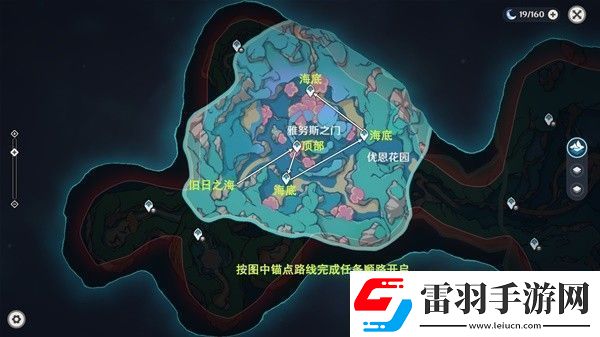 原神4.6旧日之海锚点秘境路线是怎样的