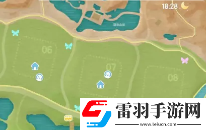 心动小镇翠叶红颈凤蝶刷新点一览