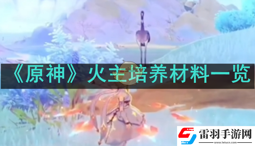 火主需要哪些培养材料