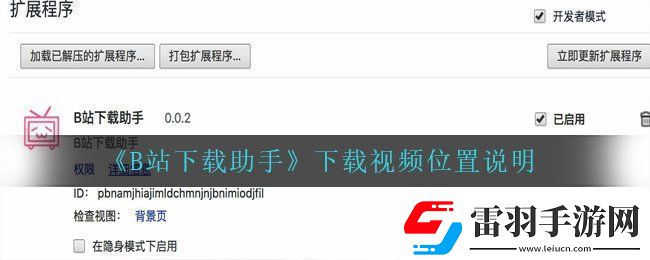 B站下载助手下载的视频在哪里