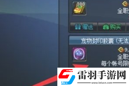dnf手游宠物封印胶囊怎么用