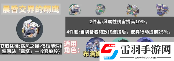 崩坏星穹铁道角色遗器佩戴方案