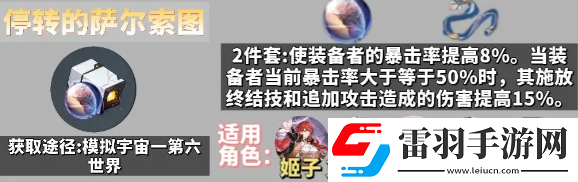 崩坏星穹铁道角色遗器佩戴方案