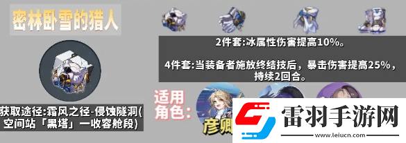 崩坏星穹铁道角色遗器佩戴方案