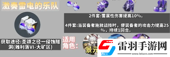 崩坏星穹铁道角色遗器佩戴方案