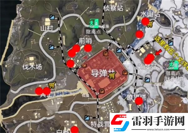和平精英地铁逃生冰河禁区打野点在哪