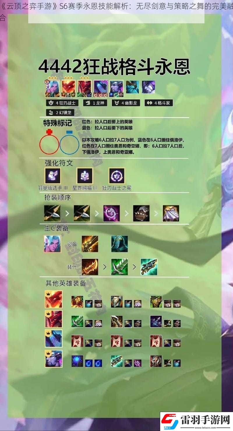 云顶之弈手游S6赛季永恩技能解析