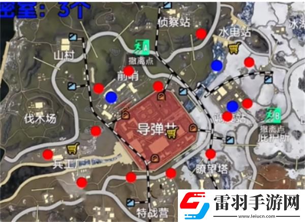 和平精英地铁逃生冰河禁区打野点在哪