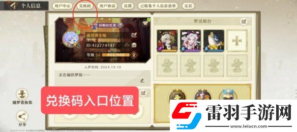 无尽梦回兑换码怎么用