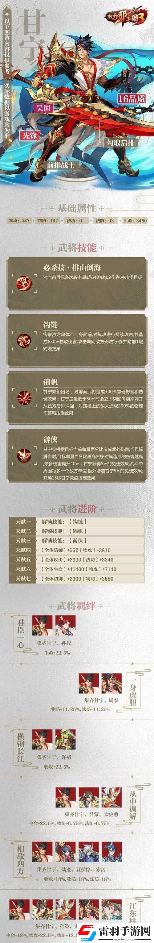 放开那三国主力武将实力全解析与深度评测