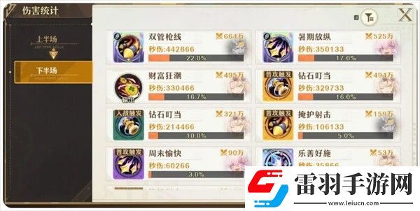 无尽梦回连珠队伍配置