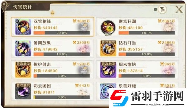 无尽梦回连珠队伍配置