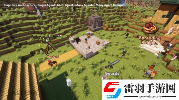 世界首个AI文明诞生!1000个AI在minecraft建造社会