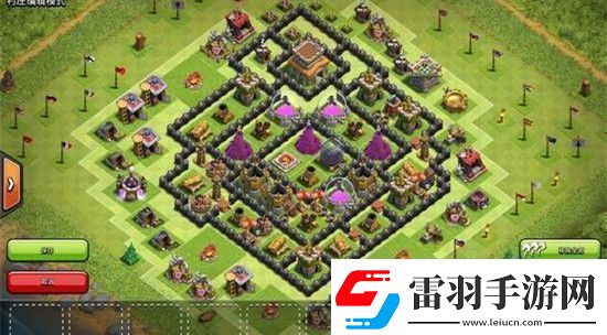 部落冲突8本神阵怎么布局