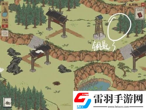 江南百景图小青蛇纸条位置