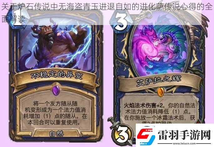 关于炉石传说中无海盗青玉进退自如的进化萨传说心得的全面解读
