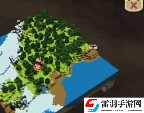 迷你世界游戏中冰原位置在哪里