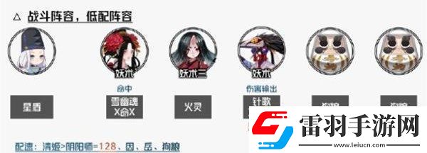 阴阳师福灯携行阵容怎么搭配