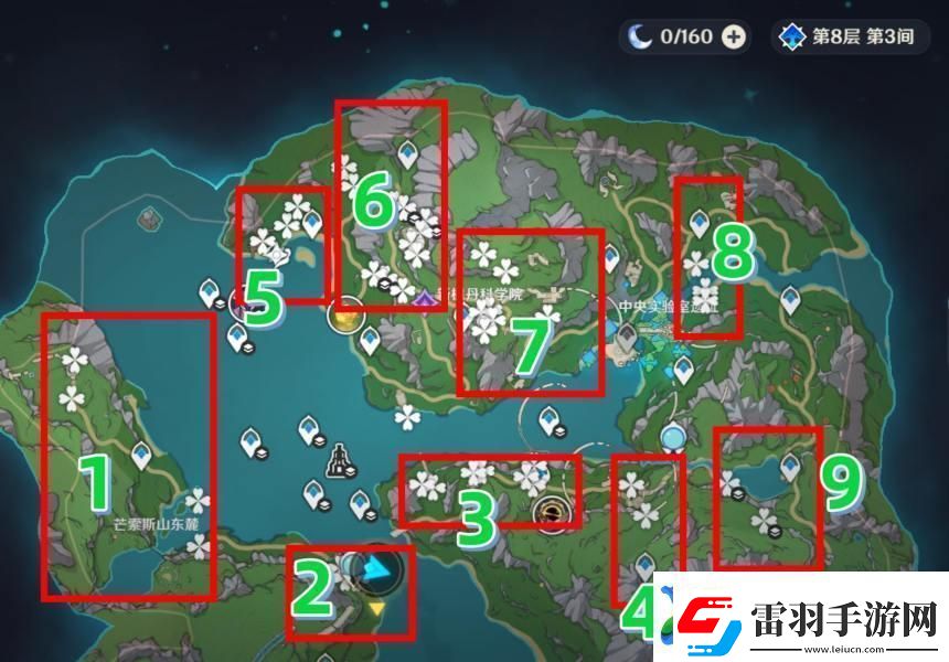 原神子探测单元最佳收集路线图攻略