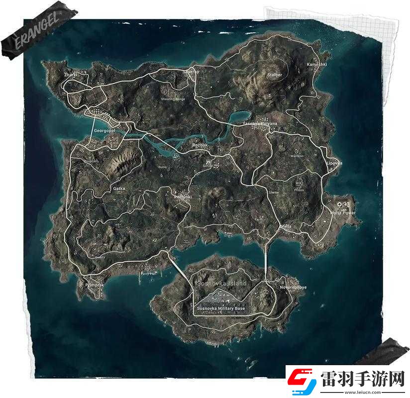 绝地求生4x4新地图‘萨诺’及其小地图详细名称全面介绍