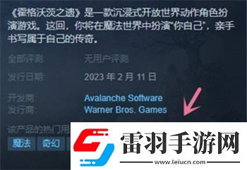 霍格沃茨之遗可以联机吗