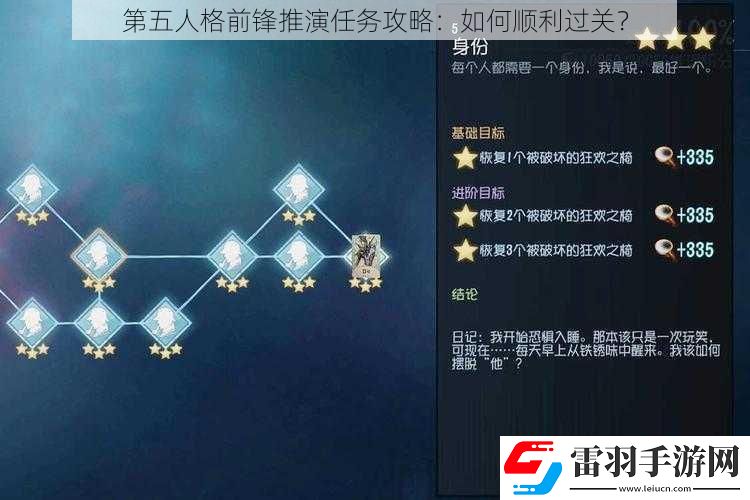 第五人格前锋推演任务攻略