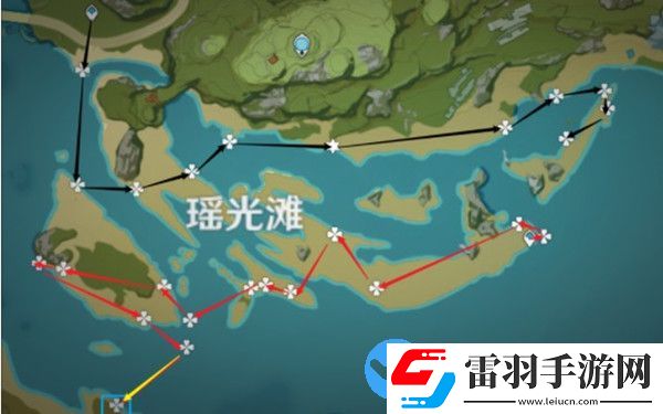 原神2.2版本星螺收集路线分享