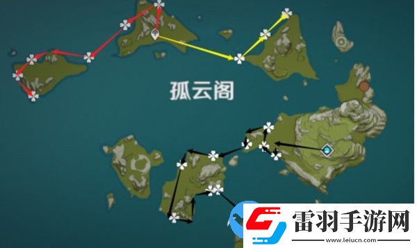 原神2.2版本星螺收集路线分享