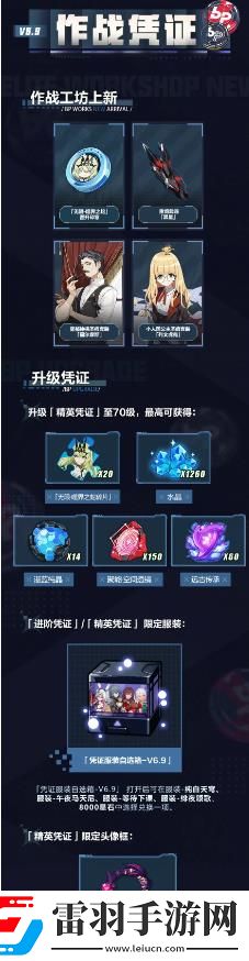 崩坏3作战凭证6.9版本有哪些奖励