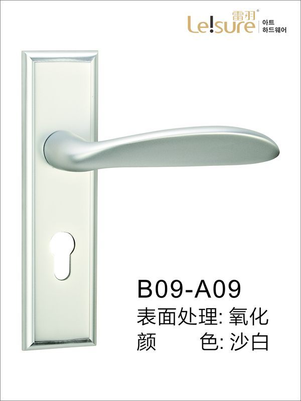 B09-A09苹果铝面板式执手锁